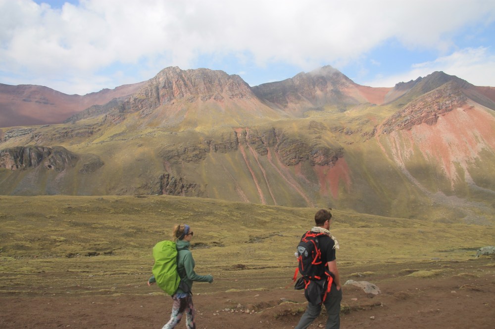 As soon as we started our trip back to the van, it was sunny and warm enough to be wearing a t-shirt. Crazy weather! 
